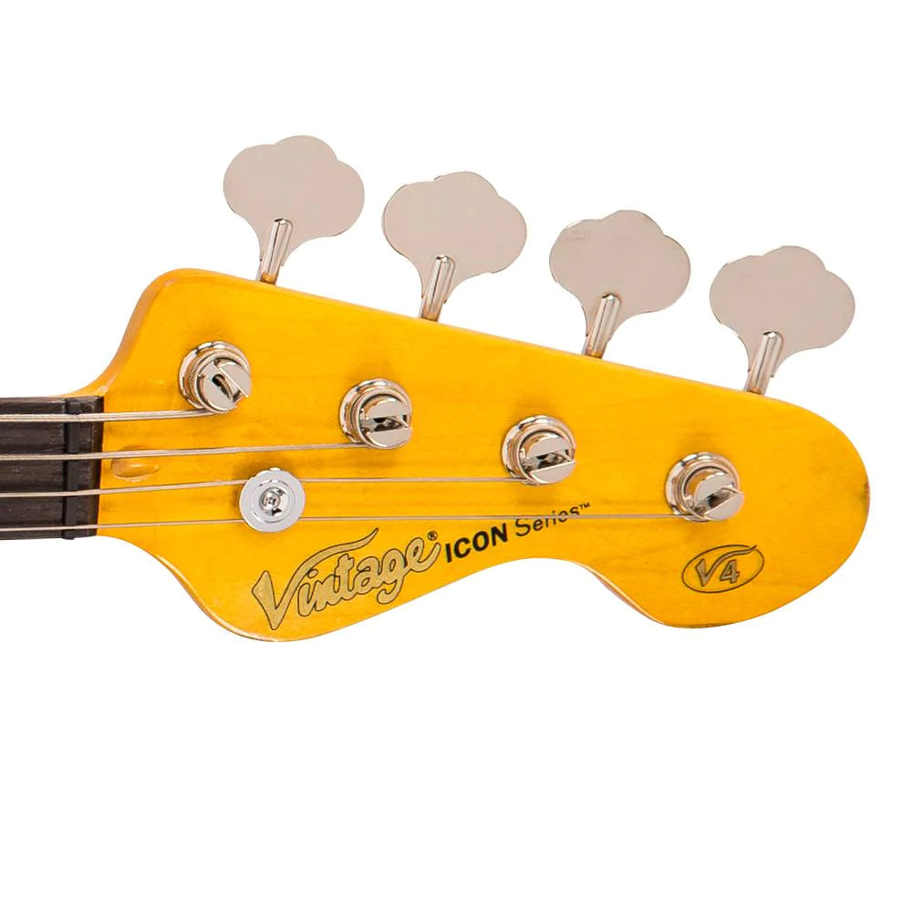 Vintage V4 ICON Bass ~ Distressed Sunset Sunburst - Aron Soitin