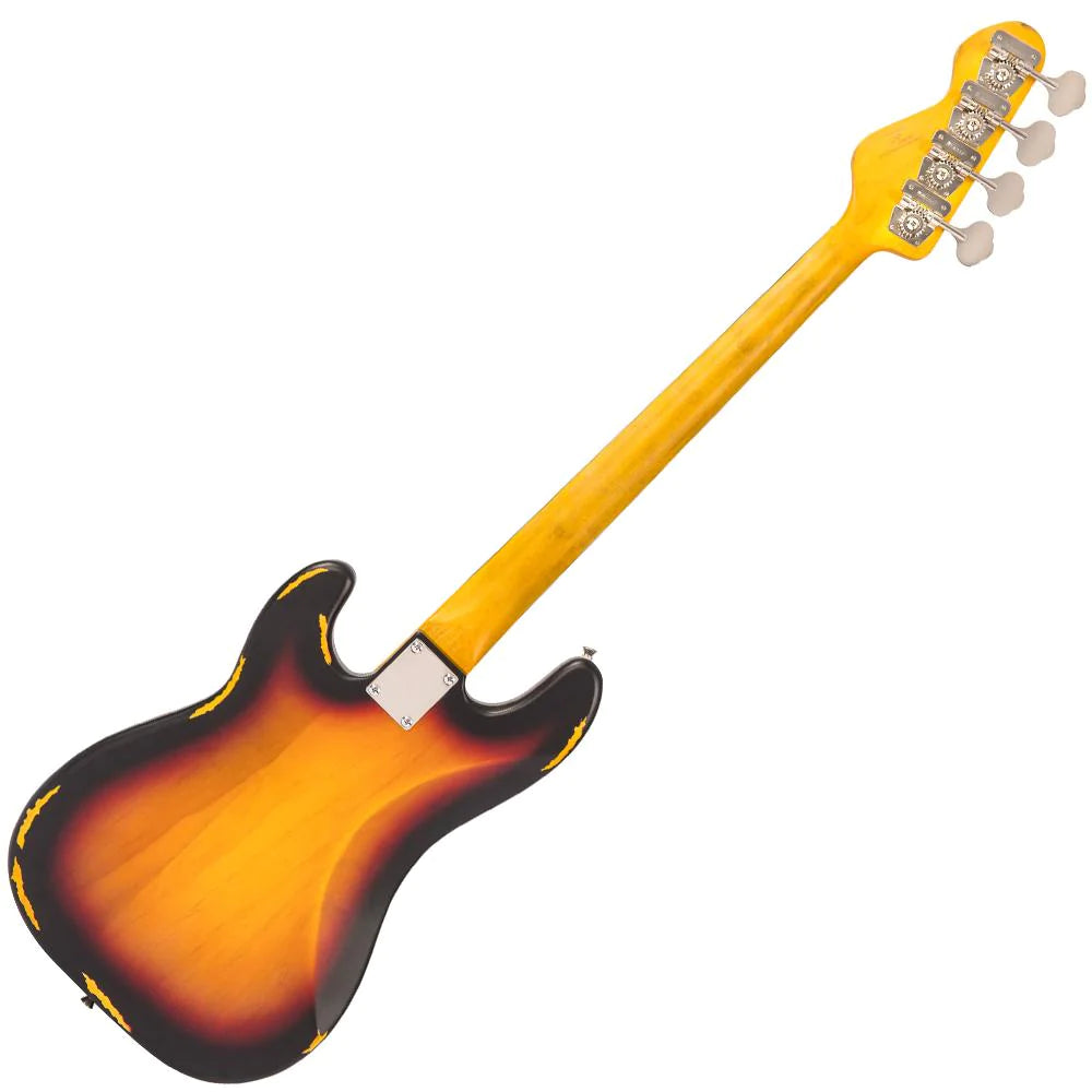 Vintage V4 ICON Bass ~ Distressed Sunset Sunburst - Aron Soitin
