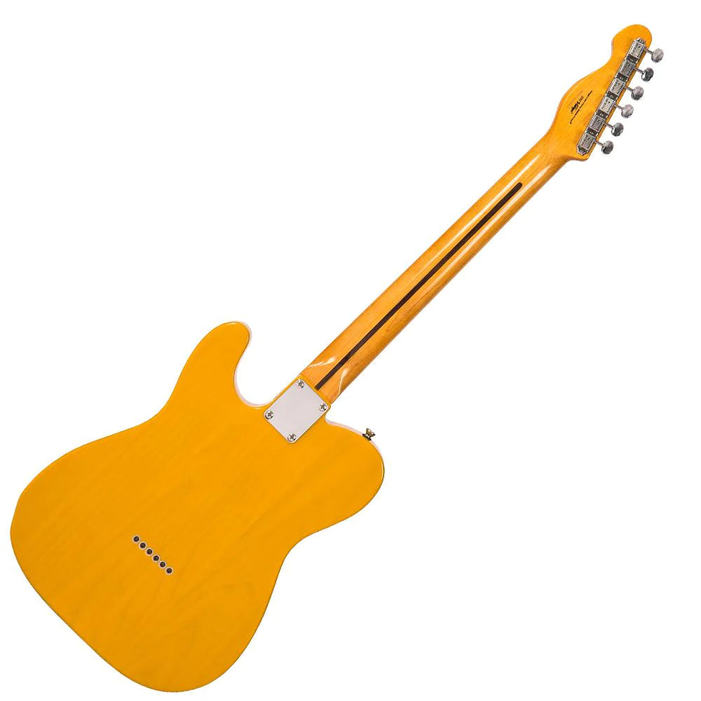 Vintage V52 ReIssued Electric Guitar ~ Butterscotch - Aron Soitin
