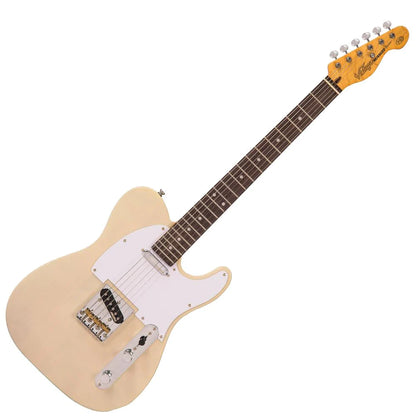 Vintage V62AB ReIssued Electric Guitar ~ Ash Blonde - Aron Soitin