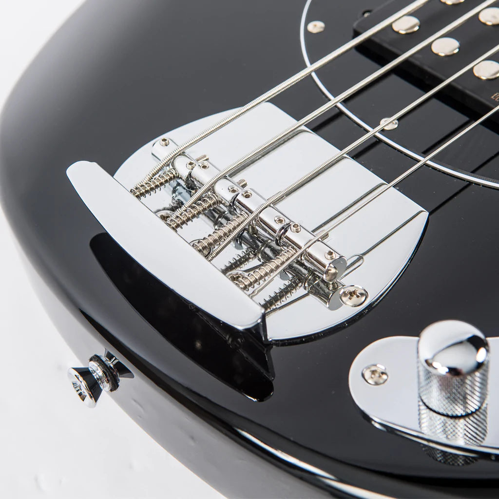 Vintage V964BLK ReIssued 4-String Active Bass ~ Black - Aron Soitin