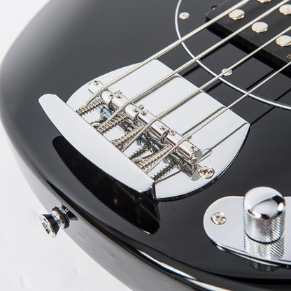 Vintage V964BLK ReIssued 4-String Active Bass ~ Black - Aron Soitin