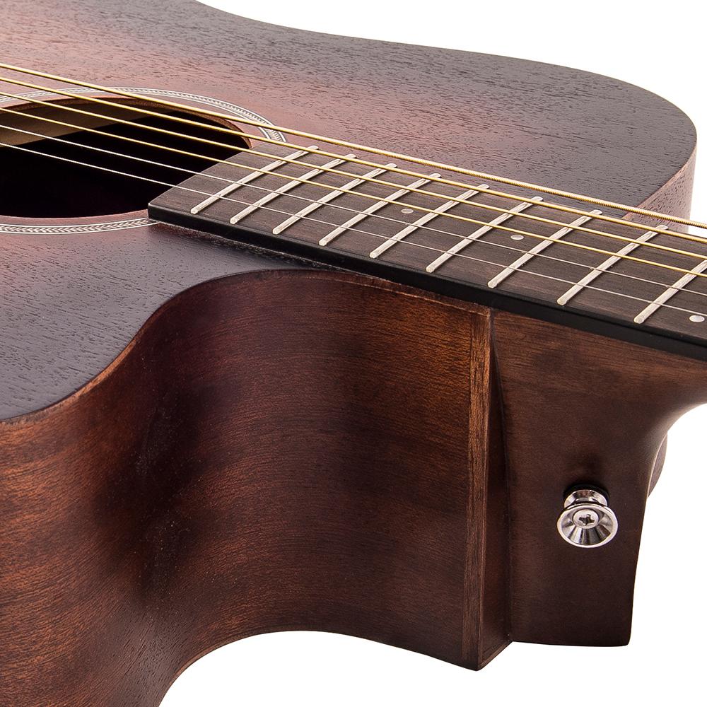 Vintage VE440WK Statesboro Dreadnought Electro-Acoustic Guitar Whisky Sour - Aron Soitin