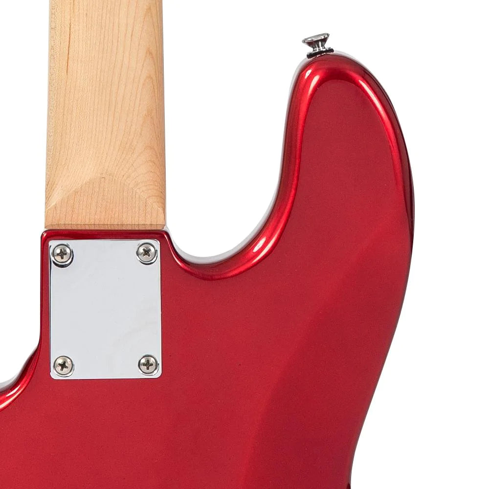 Vintage VJ74CAR ReIssued Jazz Bass Candy Apple Red - Aron Soitin