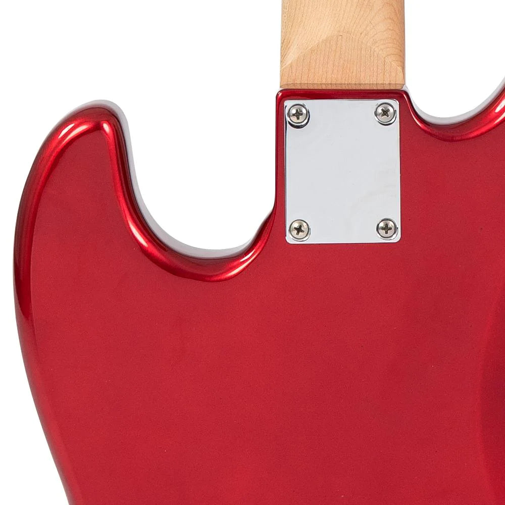 Vintage VJ74CAR ReIssued Jazz Bass Candy Apple Red - Aron Soitin