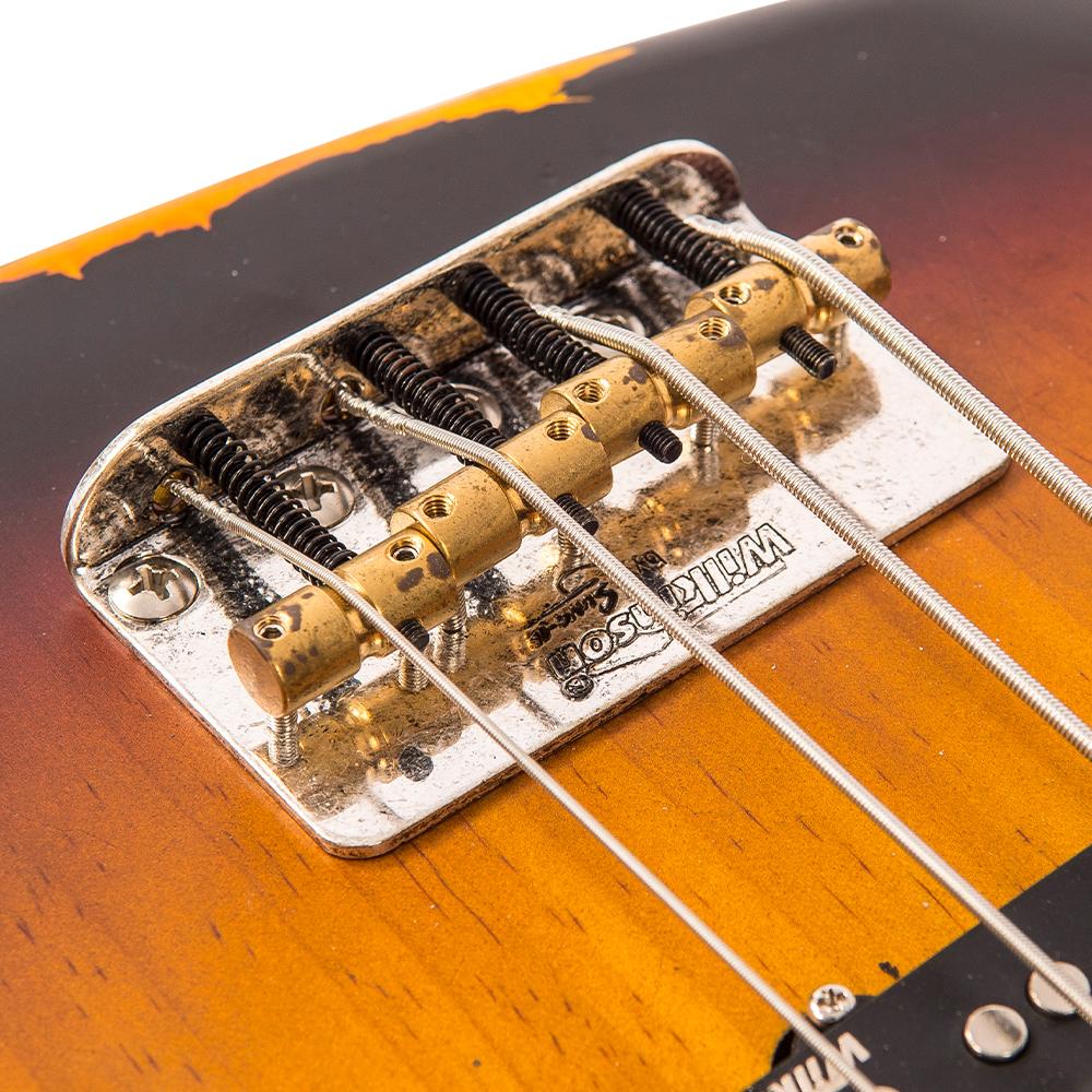 Vintage VJ74 ICON Bass ~ Distressed Sunset Sunburst - Aron Soitin