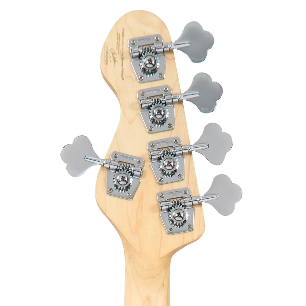 Vintage VJ75MBK ReIssued Maple Fingerboard Bass Guitar ~ 5-String ~ Black - Aron Soitin