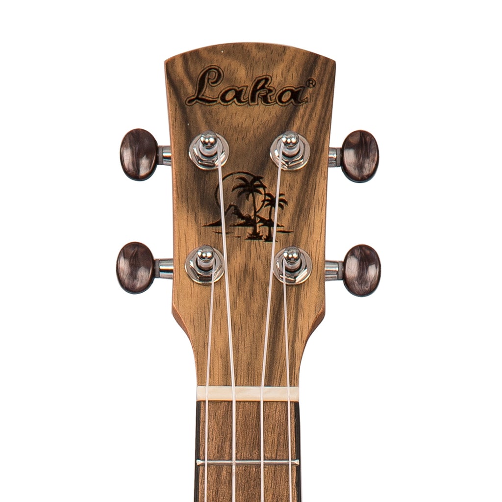 Laka Walnut Series Ukulele & Carry Bag ~ Concert - Aron Soitin