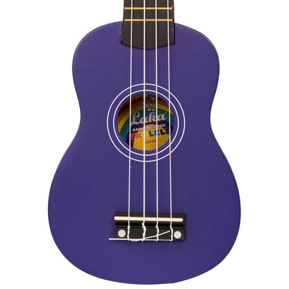 Laka Rainbow Series Soprano Ukulele & Carry Bag ~ Indigo - Aron Soitin