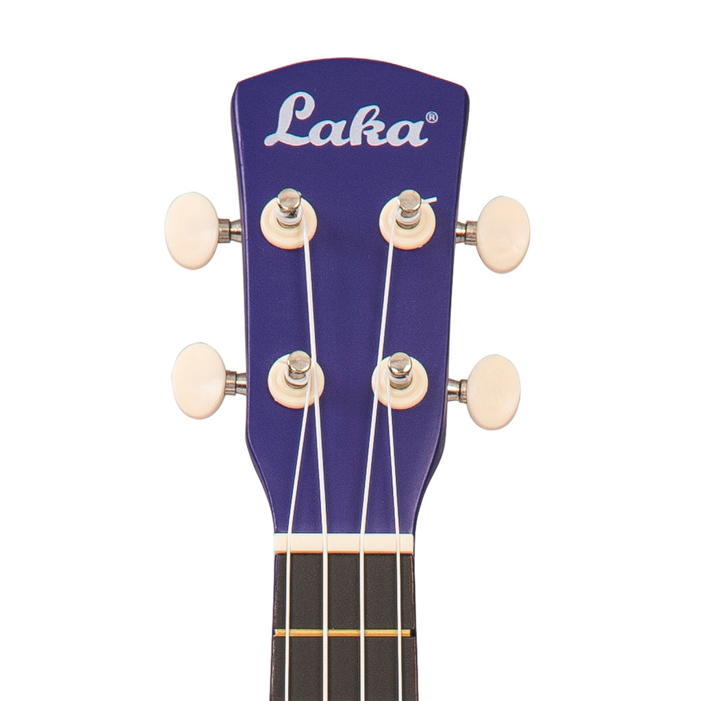 Laka Rainbow Series Soprano Ukulele & Carry Bag ~ Indigo - Aron Soitin