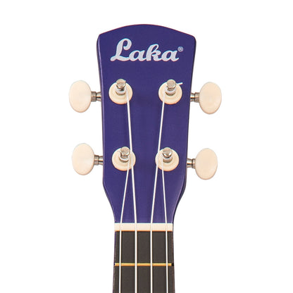 Laka Rainbow Series Soprano Ukulele & Carry Bag ~ Indigo - Aron Soitin