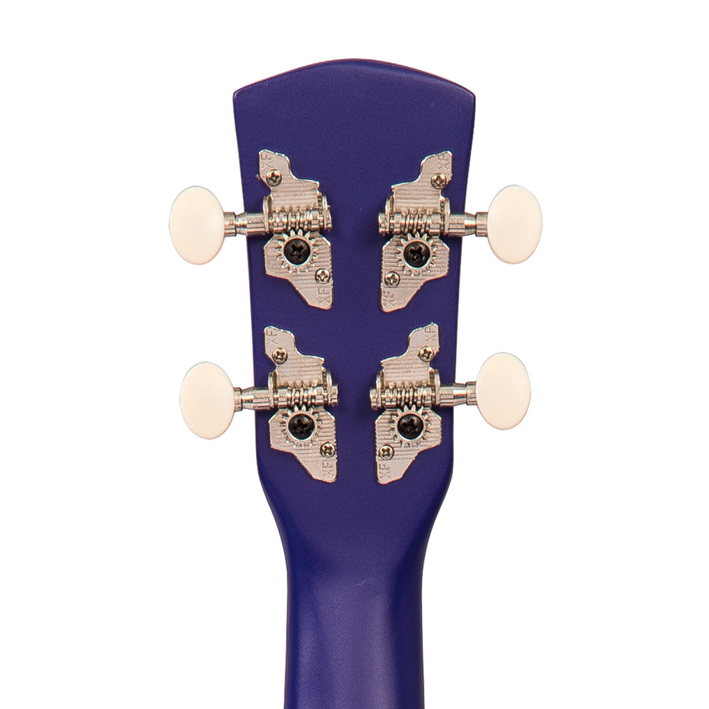 Laka Rainbow Series Soprano Ukulele & Carry Bag ~ Indigo - Aron Soitin