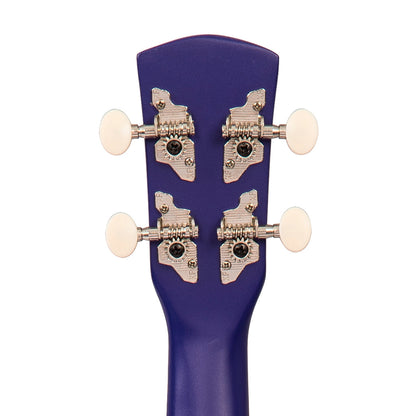 Laka Rainbow Series Soprano Ukulele & Carry Bag ~ Indigo - Aron Soitin