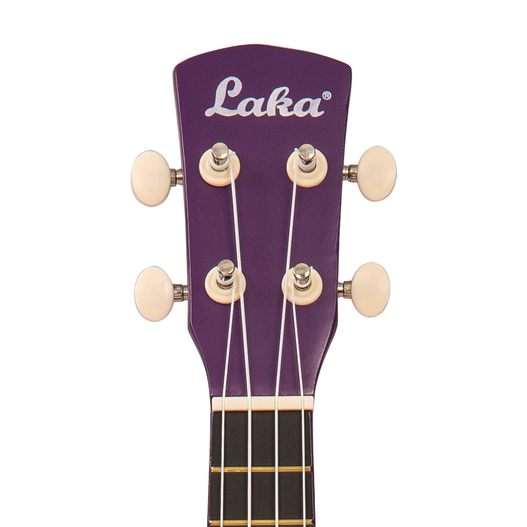 Laka Rainbow Series Soprano Ukulele & Carry Bag ~ Violet - Aron Soitin