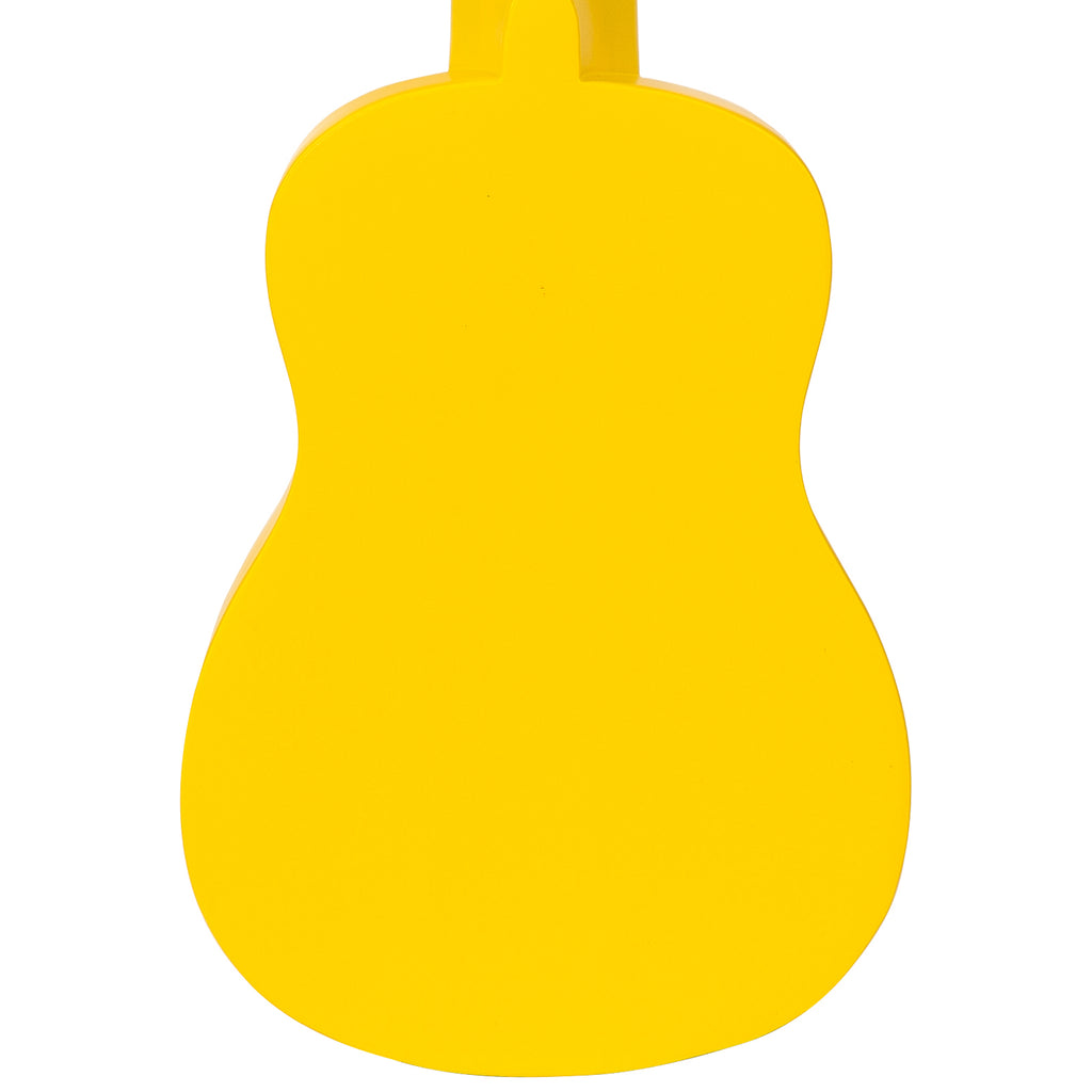 Laka Rainbow Series Soprano Ukulele & Carry Bag ~ Yellow - Aron Soitin