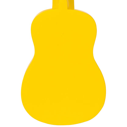 Laka Rainbow Series Soprano Ukulele & Carry Bag ~ Yellow - Aron Soitin