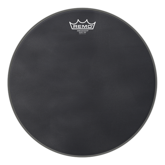 Remo 14" Ambassador Black Suede virvelin alakalvo - Aron Soitin