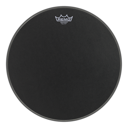 Remo 16" Ambassador Suede Black - Aron Soitin