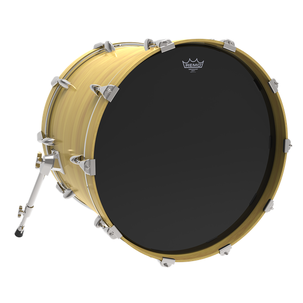 Remo 20" Ambassador Ebony - Aron Soitin