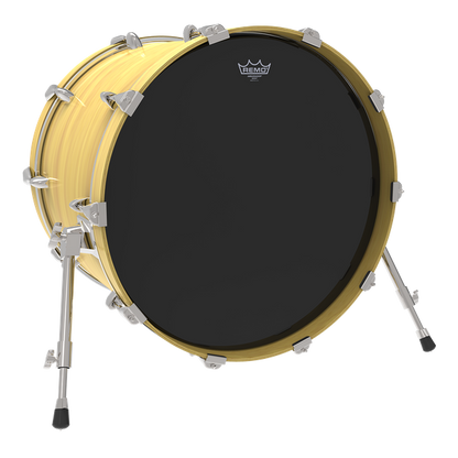 Remo 20" Ambassador Ebony - Aron Soitin
