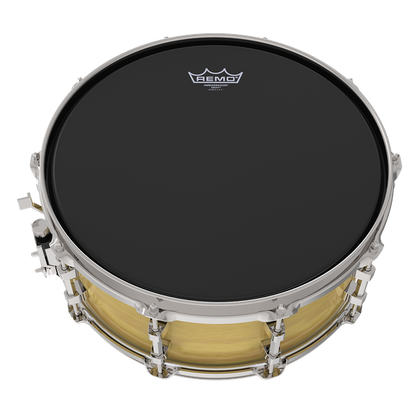 Remo 10" Ambassador Ebony - Aron Soitin