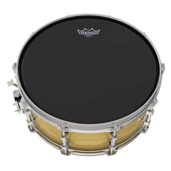 Remo 15" Ambassador Ebony - Aron Soitin