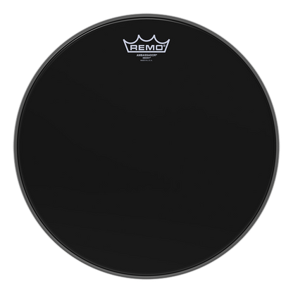 Remo 13" Ambassador Ebony - Aron Soitin