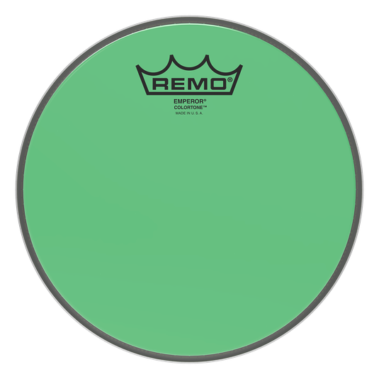 Remo 14" Emperor Colortone vihreä - Aron Soitin