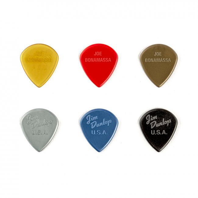 Dunlop Bonamassa plektra-lajitelma, 6kpl - Aron Soitin