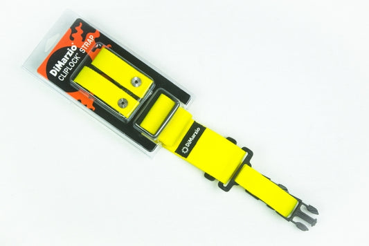 DiMarzio DD2200Y ClipLock kitarahihna keltainen - Aron Soitin