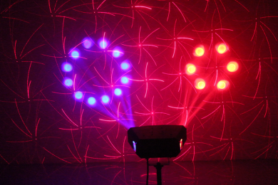 IBIZA LIGHT 3IN1 VALO MOONFLOWER, STROBE JA LASER OMINAISUUKSILLA - Aron Soitin