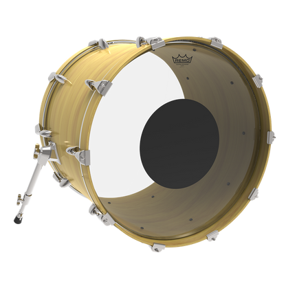 Remo 20" Controlled Sound Clear Bass Black Dot - Aron Soitin