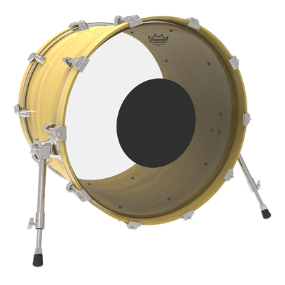 Remo 20" Controlled Sound Clear Bass Black Dot - Aron Soitin