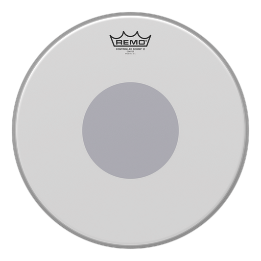 Remo 14" Controlled Sound X Coated Black Dot - Aron Soitin