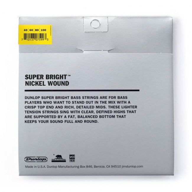 Dunlop Super Bright 40-100 Nickel Wound - Aron Soitin