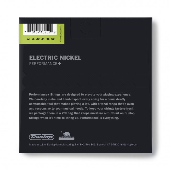 Dunlop Nickel Wound 12-60 -kitaran kielet drop-C -vireelle - Aron Soitin