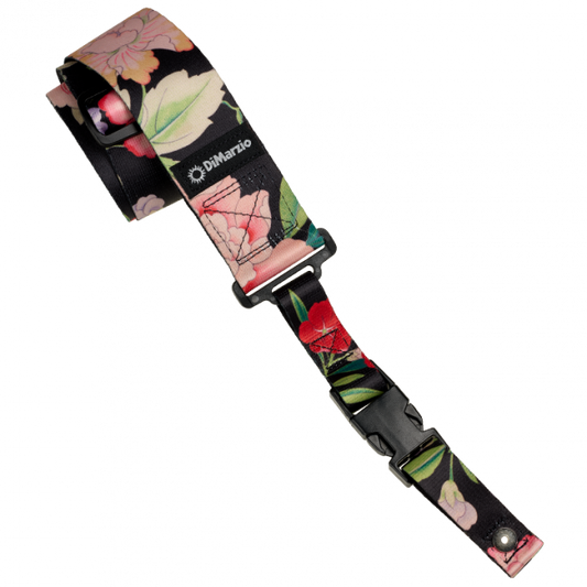 DiMarzio Steve Vai Cliplock Botanical Black - Aron Soitin