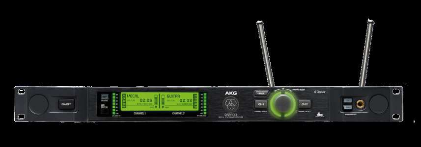 AKG DSR 800 BD1 AU, DIGITAALINEN DUAL- VASTAANOTIN, 1U - Aron Soitin