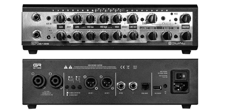 GRBass DUAL 2x 800W bassovahvistin - Aron Soitin