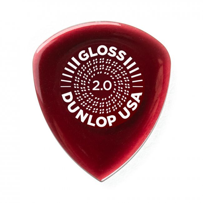 Dunlop Flow Gloss 2mm plektra, 3kpl - Aron Soitin
