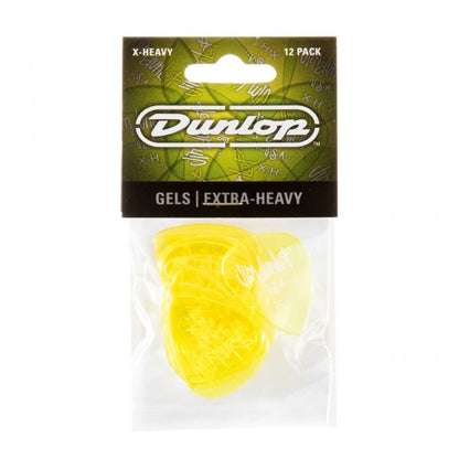 Dunlop Gels Yellow Extra Heavy plektrat, 12kpl - Aron Soitin