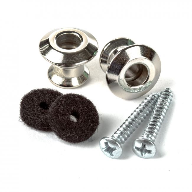 Dunlop Straplok Dual Design hihnatappisetti Nickel - Aron Soitin