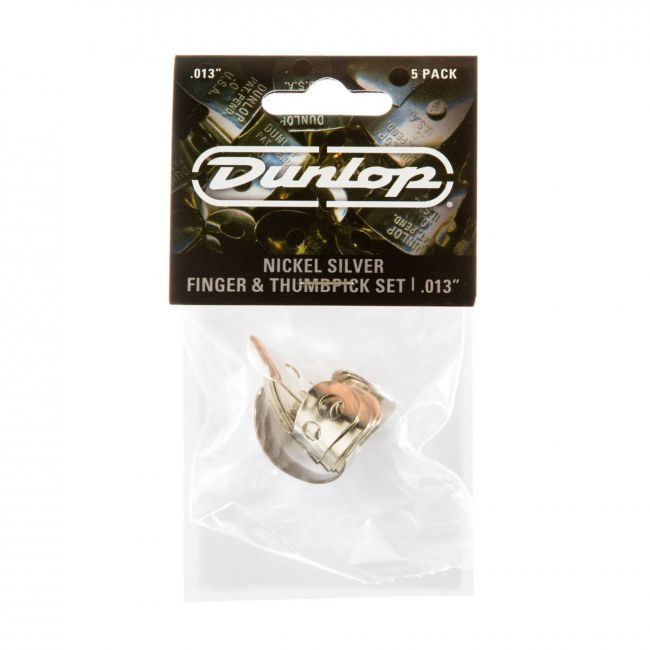 Dunlop .013" sormi- ja peukaloplektra-setti, metallia - Aron Soitin