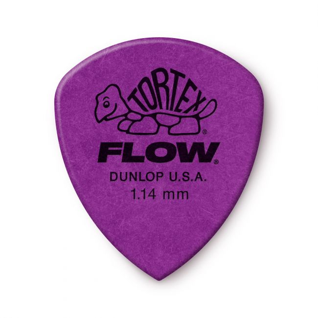 Dunlop Tortex Flow 1.14mm -plektra, 12kpl - Aron Soitin