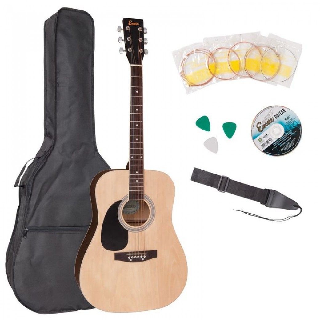 Encore EWP-100LH Dreadnought Outfit Left Hand Natural - Aron Soitin