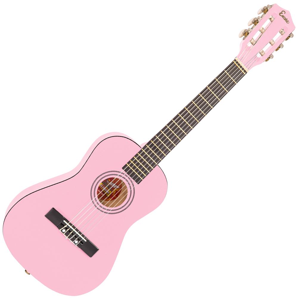 Encore ENC12PKOFT 1/2 Size Junior Acoustic Guitar Pack Pink - Aron Soitin
