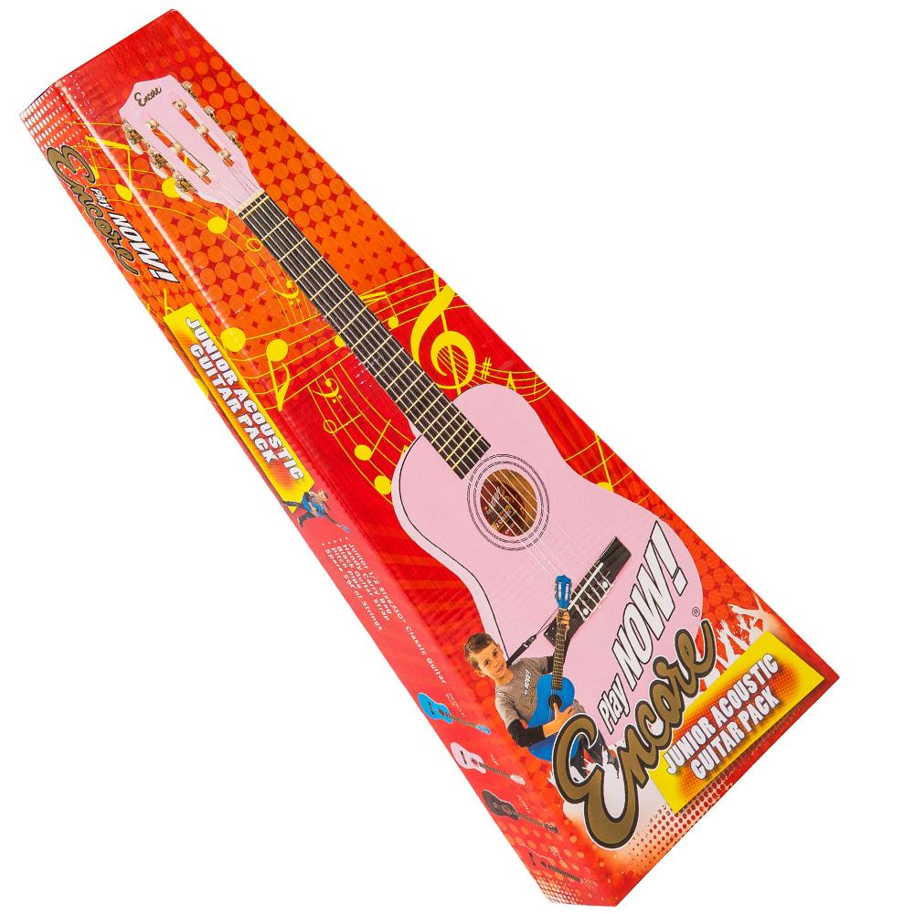 Encore ENC12PKOFT 1/2 Size Junior Acoustic Guitar Pack Pink - Aron Soitin