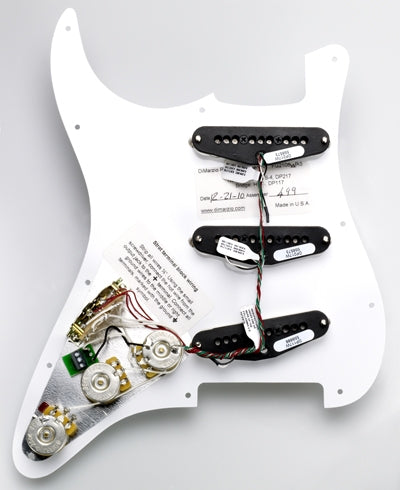 DiMarzio HS Strat Replacement Pickguard Pre-wired - Aron Soitin