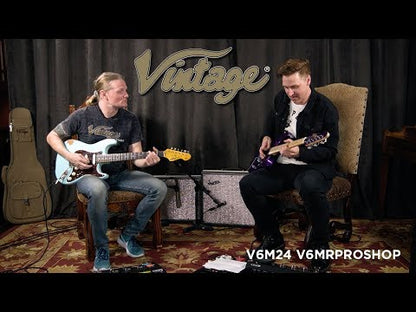Vintage V6M24VG ReIssued Electric Guitar ~ Ventura Green