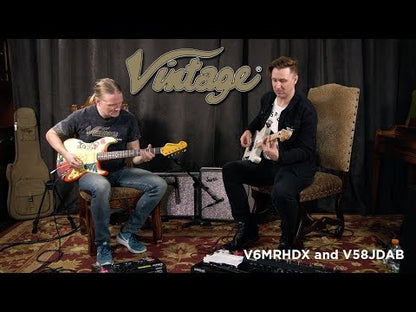 Vintage V58JDAB Jerry Donahue ReIssued Electric Guitar ~ Ash Blonde
